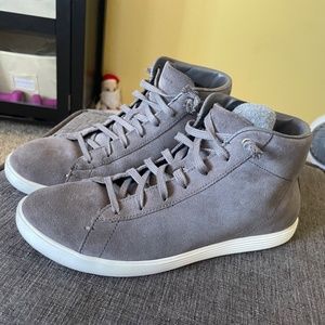 Cole Haan Grand Crosscourt High Top Suede Sneakers Size 9